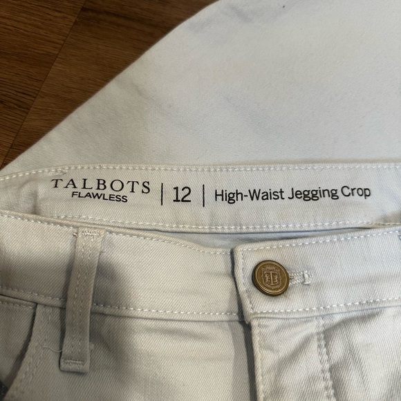 Talbots High Waist Jegging Crop Jeans Pants Size 12 - Picture 3 of 9